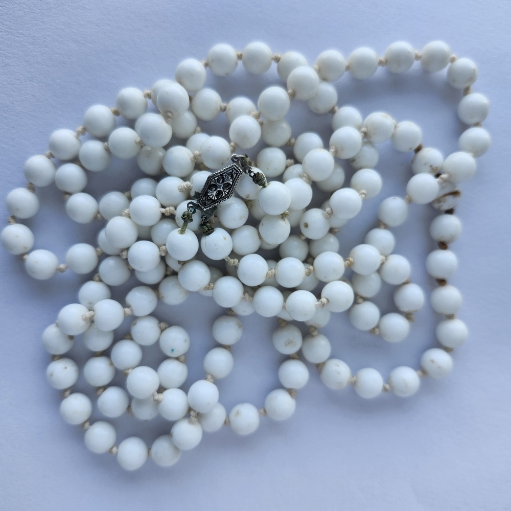 Vintage Sterling Naomi double strand necklace